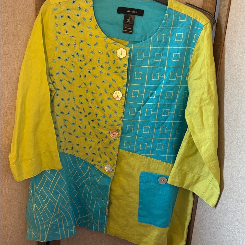 Ali Miles Patchwork jacket small